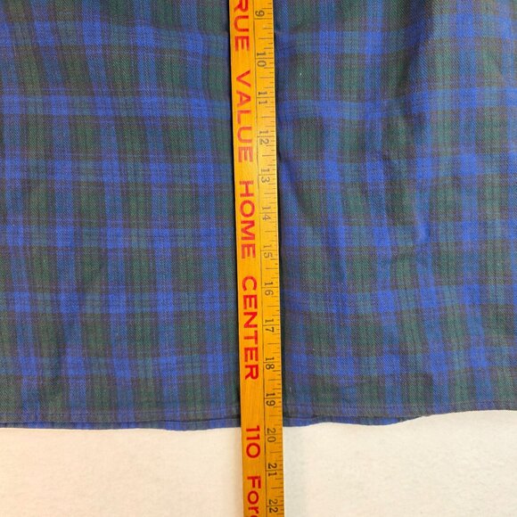 90s Woolrich Wrap Kilt Skirt L Cotton Tartan Plaid Tie Waist Vintage Deadstock - Picture 8 of 8